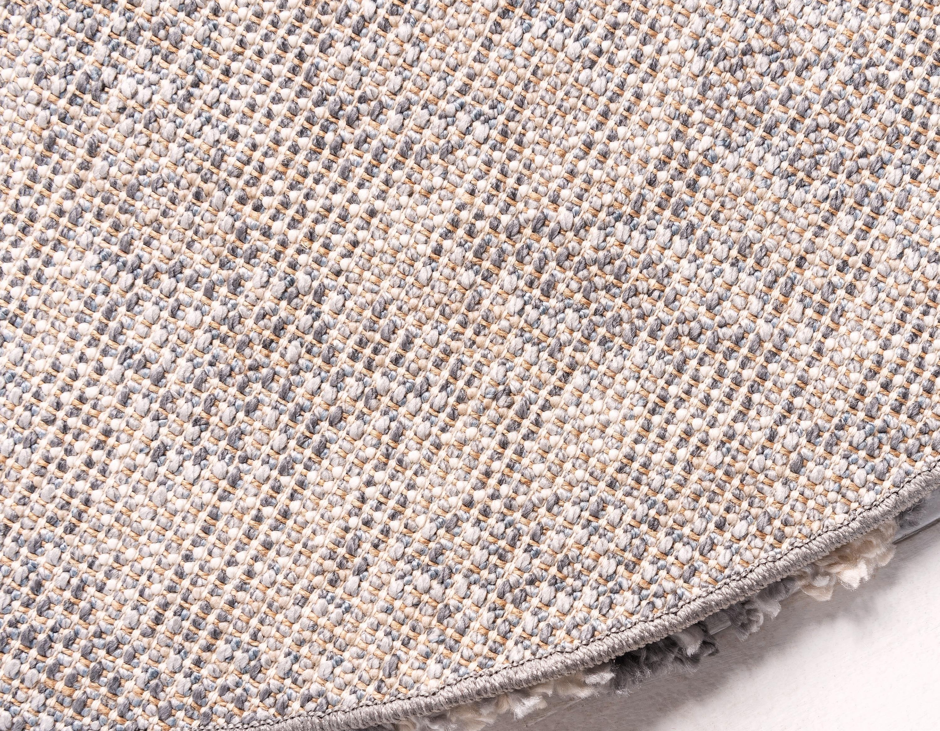 Roderick – Hochflor-Teppich mit Rautenmuster