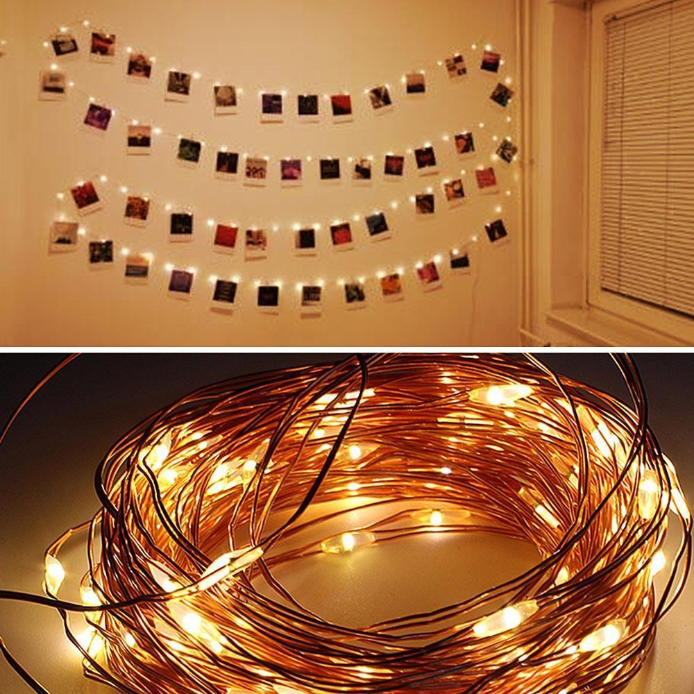 Strung – LED-Lichterkette mit Foto-Klammern