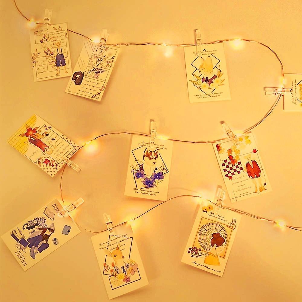Strung – LED-Lichterkette mit Foto-Klammern