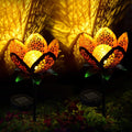 Solar-Gartenstecker im Blumen-Design