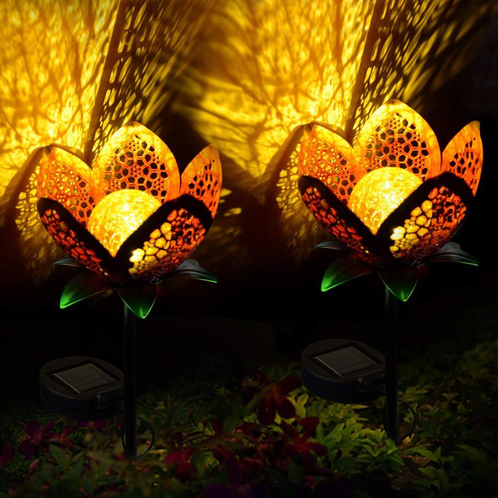 Solar-Gartenstecker im Blumen-Design