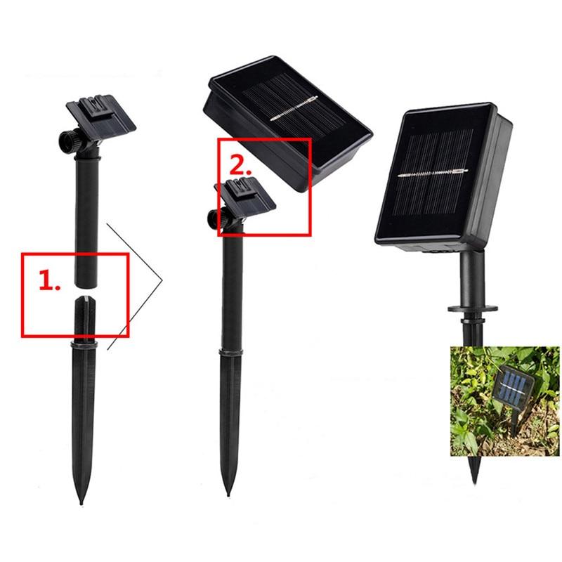 Solar-Lichterkette mit Tropfen-Glühbirnen
