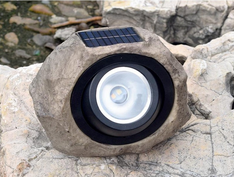 Stein-Solarleuchte für den Außenbereich