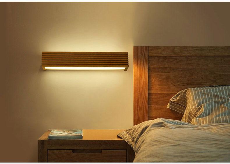 Statuto – Moderne nordische Wandleuchte aus Holz