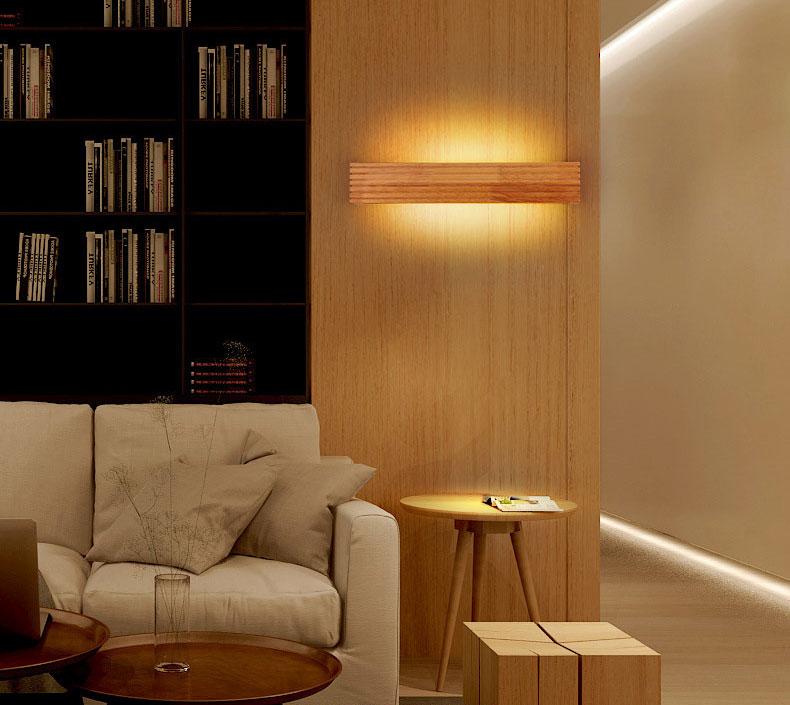 Statuto – Moderne nordische Wandleuchte aus Holz