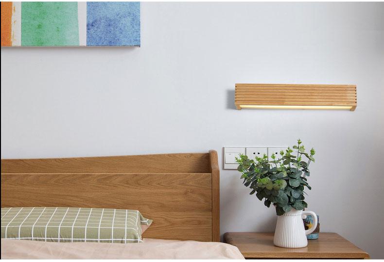 Statuto – Moderne nordische Wandleuchte aus Holz