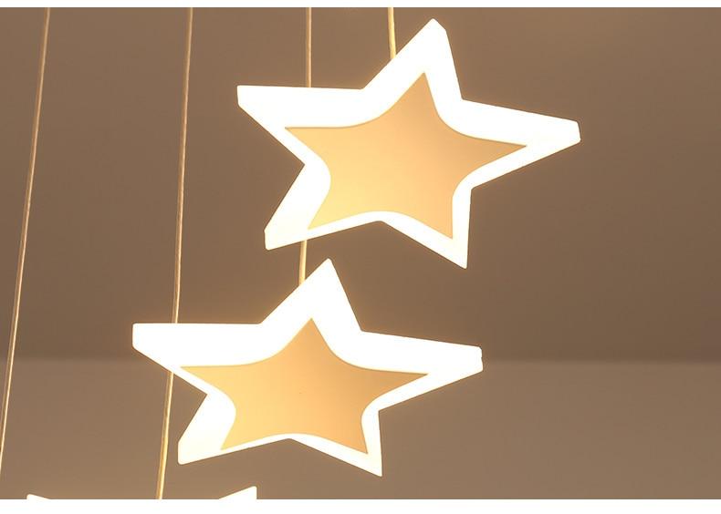 Starlight – Hängender Sternen-Kronleuchter