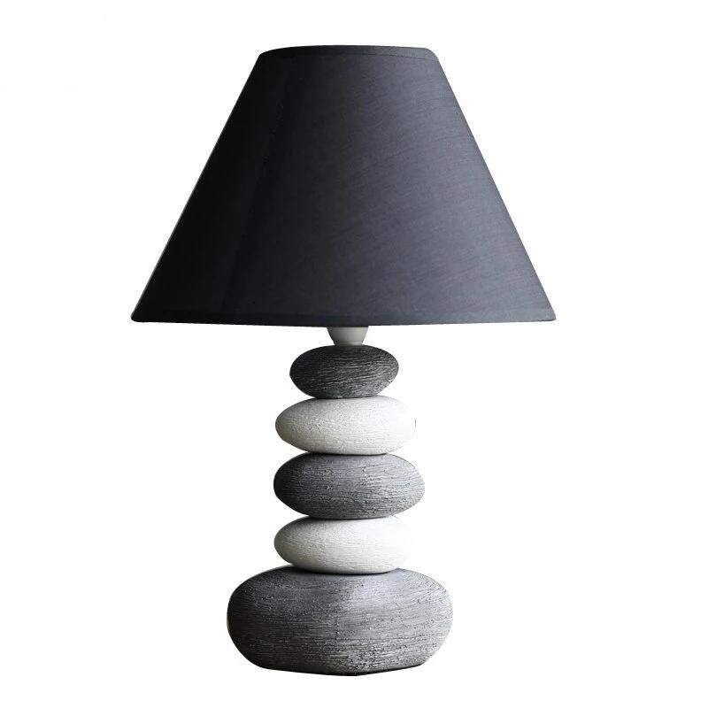 Stonia – Moderne Tischleuchte im Stein-Design