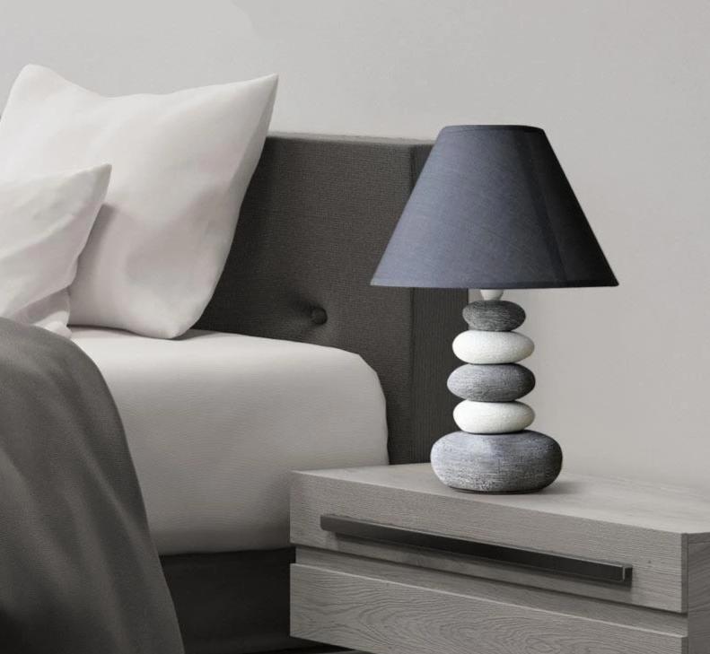 Stonia – Moderne Tischleuchte im Stein-Design